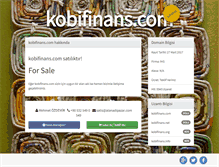 Tablet Screenshot of kobifinans.com